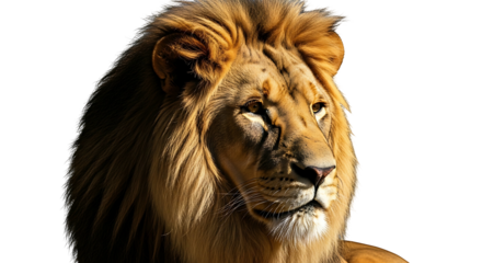 Majestic Lion Portrait A CloseUp of the King of the Jungle.