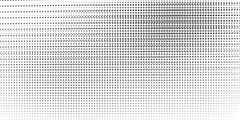 Dotted gradient halftone background. Horizontal seamless dots pattern in pop art style. Abstract modern stylish pattern
