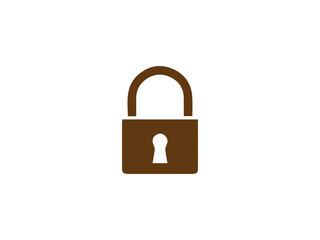 Lock icon design illustration design 
