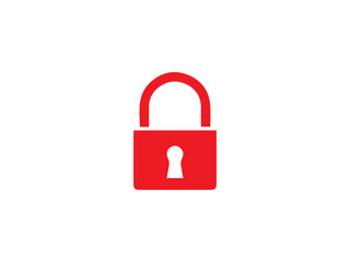 Lock icon design illustration design 