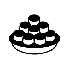 Traditional sweets plate