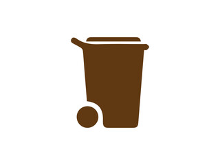 Bin icon trash can icon design illustration design 