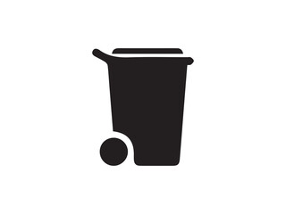 Bin icon trash can icon design illustration design 
