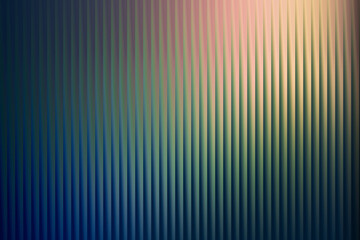 Abstract background with vertical ribbed texture and soft gradient of blue, green, and yellow hues