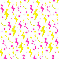 seamless pattern with colorful numbers