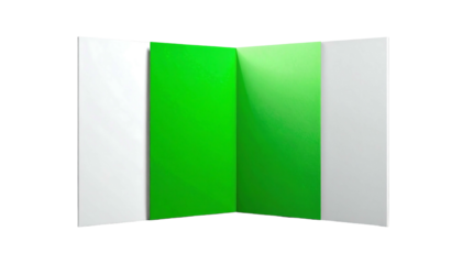 Green Paper Portfolio Presentation Folder.