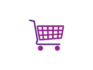Shopping cart icon and illustration design 