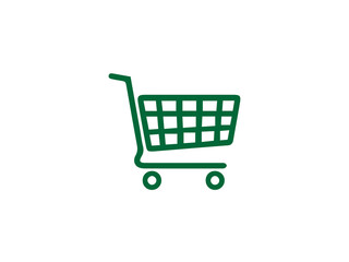 Shopping cart icon and illustration design 