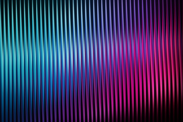 Abstract wavy vertical lines with a gradient of blue and pink light, creating a futuristic and modern background