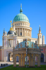 Fortuna Portal at Saint Nicolai Church showcases stunning architecture in Potsdam, Germany