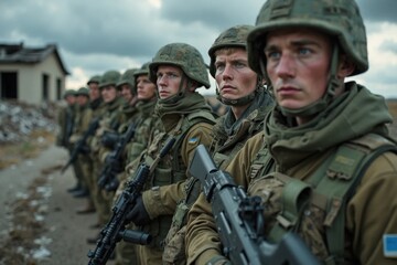 soldiers in military uniform