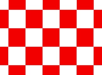 Vivid red and white checkered background with bold contrast. Great for modern abstract textures, decoration, and digital art.