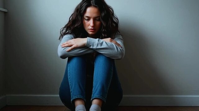 Paranoid schizophrenia mental health awareness and psychology concept - Generative AI