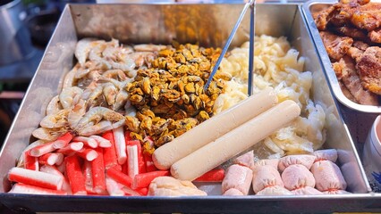 Thai Salad Ingredients – Fresh Seafood and Spicy Items for Yum Thai Dish