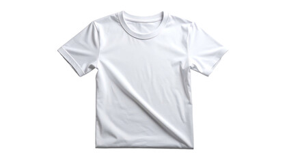 White TShirt Isolated on a Clean Background.