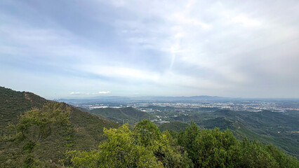 Fototapeta premium clouds over the mountains