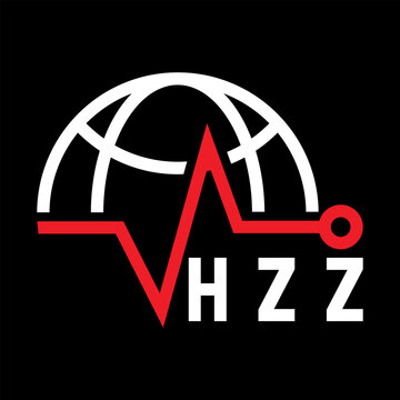 HZZ letter design. HZZ letter technology logo design. HZZ Monogram logo design for an entrepreneur and business.