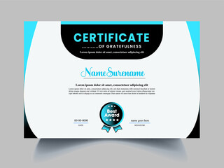 certificate design template
