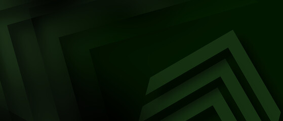green abstract background with arrows layers element shapes
