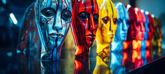 Tiny figures from life lady devil ,generative AI