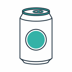 Soda Can Icon PNG | Beverage Drink Tin Vector | Soft Drink Packaging Illustration