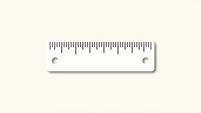 Measuring with Precision: A Close-Up of a Ruler for Accurate Dimensions.