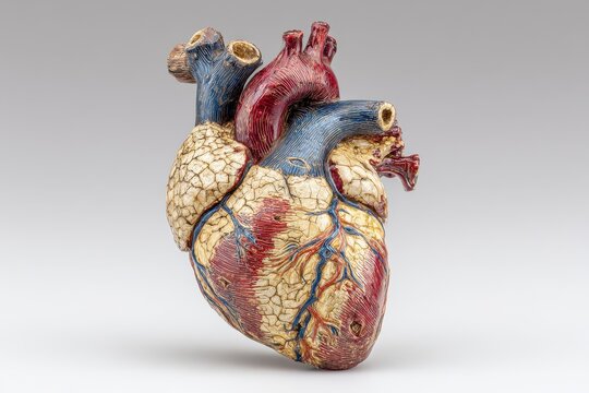 Detailed Anatomical Model of a Human Heart