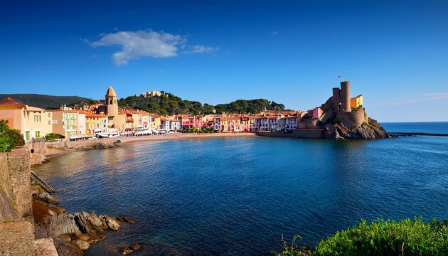 banyuls sur mer coastal town in south of france