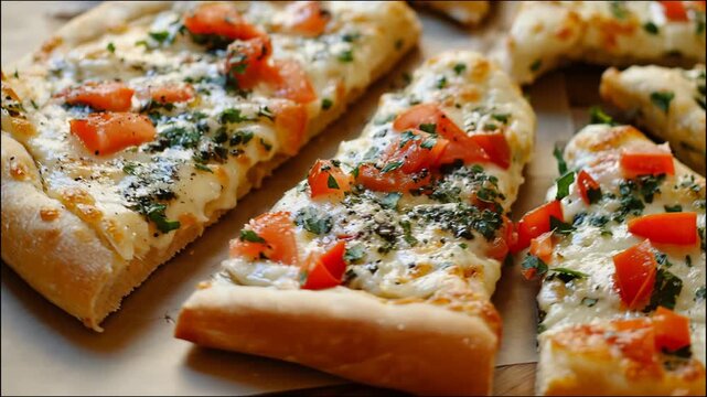 bruschetta with tomato and basil