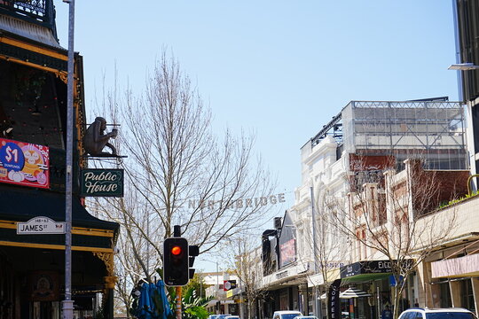 Cityscape of Northbridge in Perth, Australia - オーストラリア パース ノースブリッジの街並み