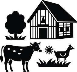 Dramatic black textured grunge abstract background for creative design projects isolated on transparent background