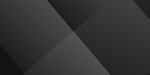 Obraz premium Premium black dynamic background with diagonal lines, abstract dark geometric shape from paper with soft shadows background, top view, flat lay. black white abstract background. texture