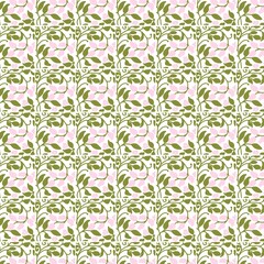 seamless floral pattern with flowers
