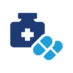 Obraz premium Medication icon