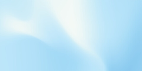 Aesthetic Sky Blue Gradient Vector Background. Abstract Light Blue Gradation Background. Soft Gradient Texture Banner Template. Modern Luxury Backdrop. Curve Layout Concept.Eps 10