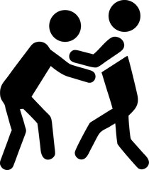 Two players fighting for rebound.