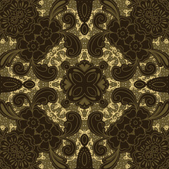 classic Indonesian batik design motif with decorative motif patterns