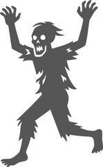 zombie walking  ,Happy Halloween