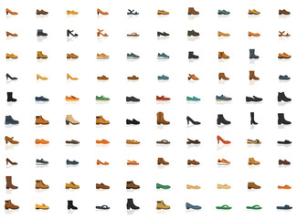 unique shoe icon bundle.