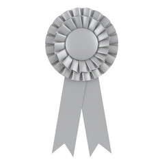 Silver prize ribbon for second place