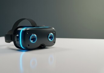 VR Headset Futuristic Concept