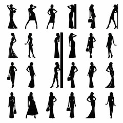 silhouette of a woman