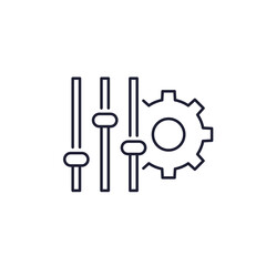 customize line icon with slider bar