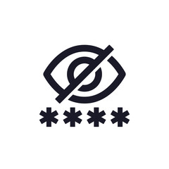 hide password icon for apps and web