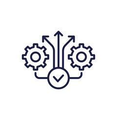 operation icon, production process line design