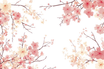 Fototapeta premium PNG Blossom elegant nature design.