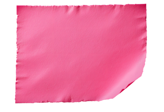 Blank Pink Fabric Banner with Torn Edges, Ideal for Text and Graphics Overlay
