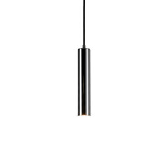 Modern Cylindrical Pendant Light Isolated on Transparent Background 
