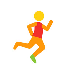 running man vector