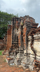 Wat Chaiwatthanaram in Ayutthaya, Thailand. Scenic ruins of the Buddhist temple in the ancient city.